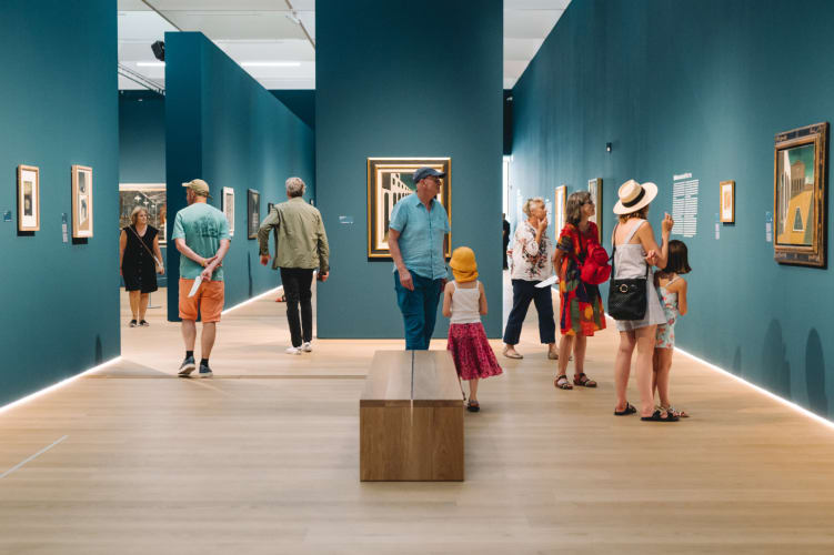 undefined - © Visite de l'exposition Train Zug Tren au Musee Cantonal des Beaux-Arts (MCBA) dans le quartier des arts de Plateforme 10
Emmanuel Denis