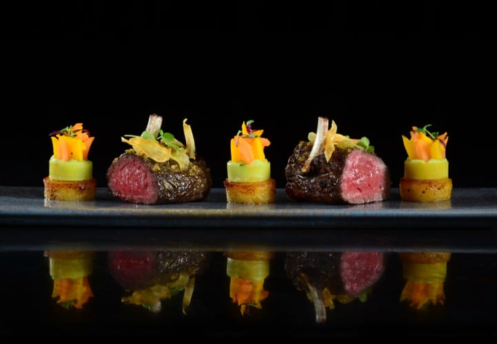 Plat gastronomique chez B. Violier - © Plat gastronomique chez B. Violier
