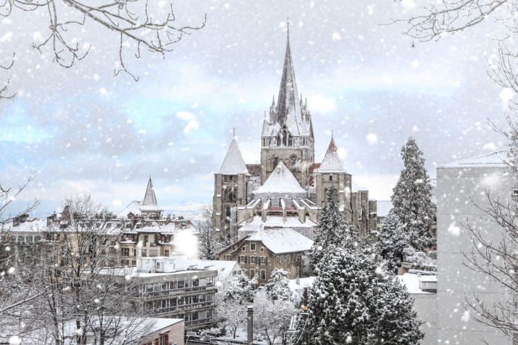 Cathedrale en hiver - © LT/ David Picard