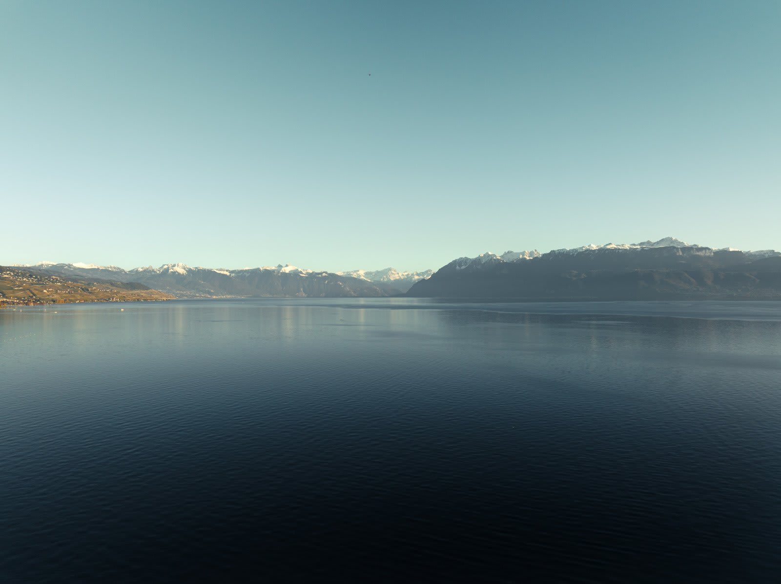 Lausanne et la durabilité - © Vue sur le lac Leman les montagnes et le Lavaux