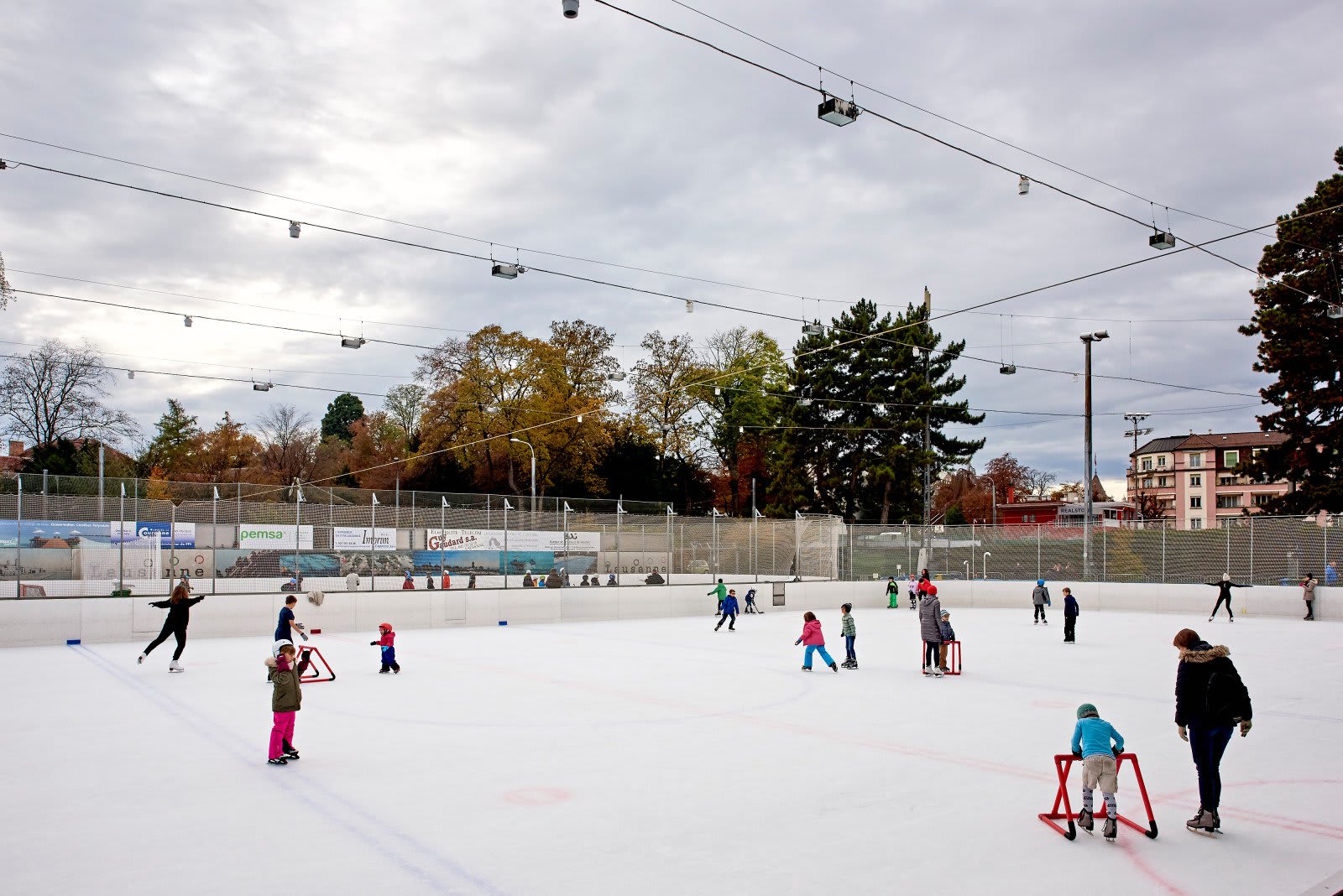 Où patiner à Lausanne ? - © Joies du patin a la Patinoire de Montchoisi Lausanne