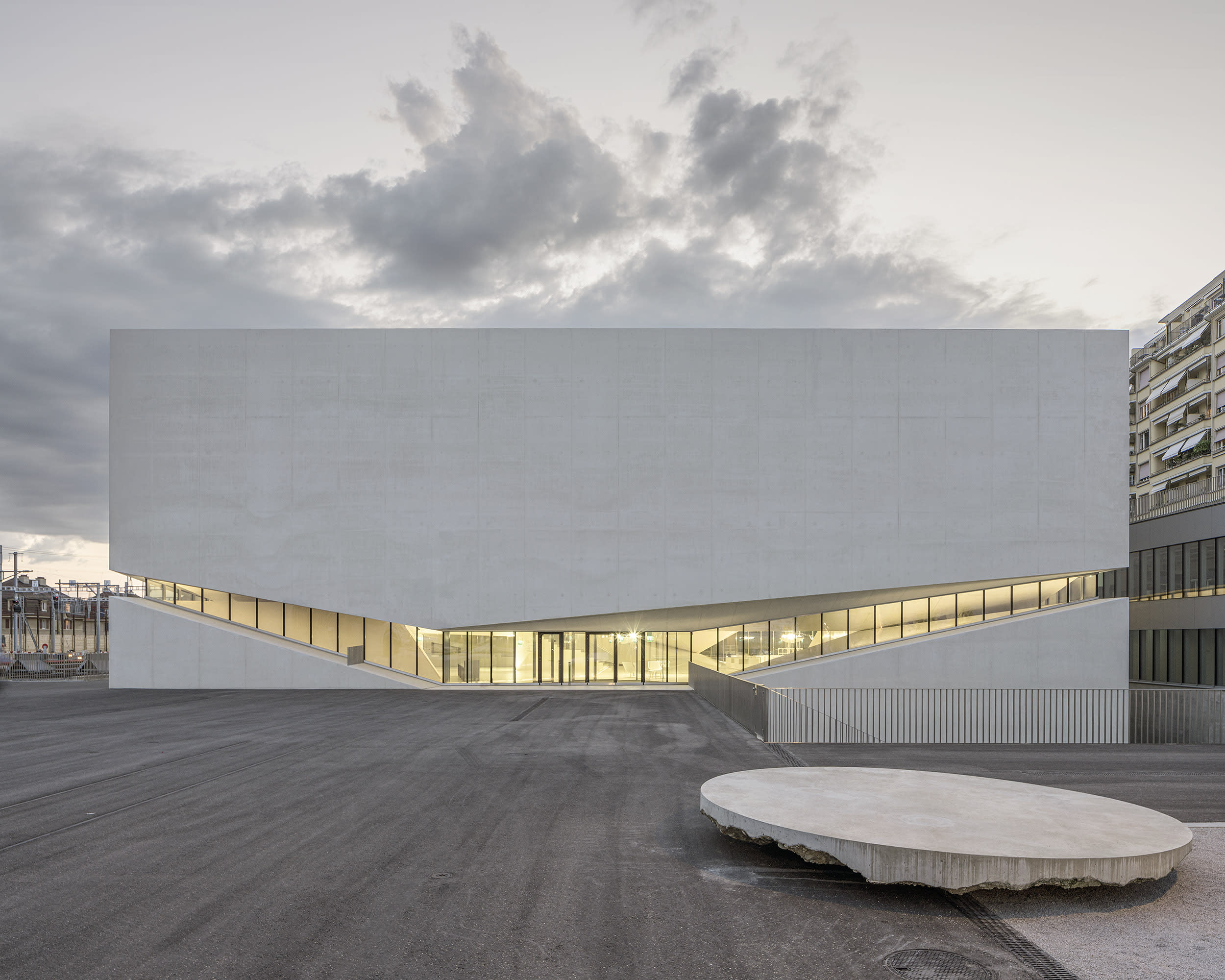 Bâtiment mudac / Photo Elysée, Plateforme 10, Lausanne - © Matthieu Gafsou