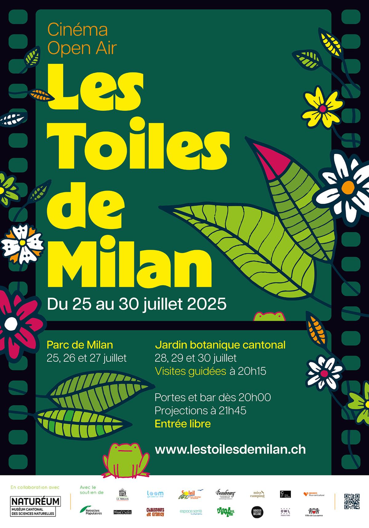 Les Toiles de Milan au Jardin botanique