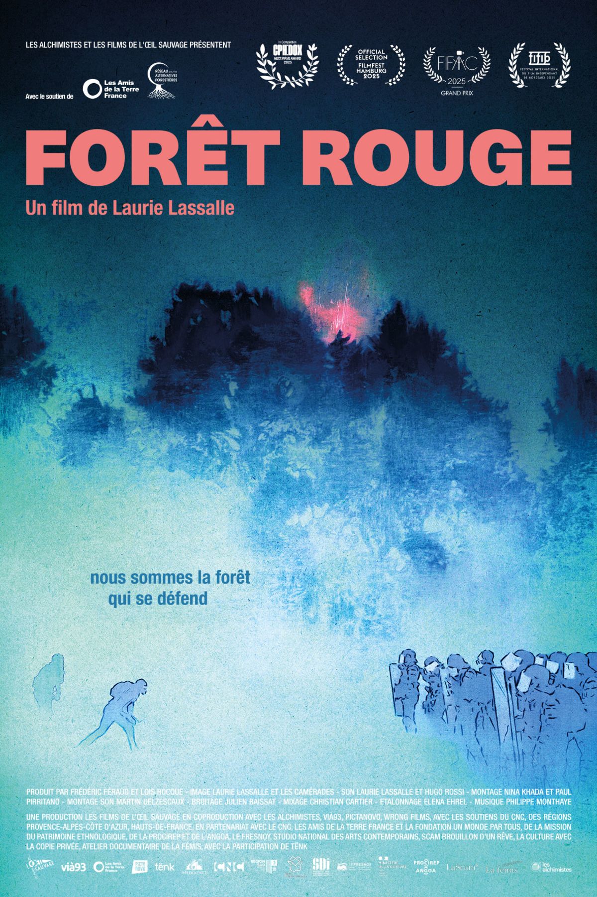 Projection - For&ecirc;t rouge