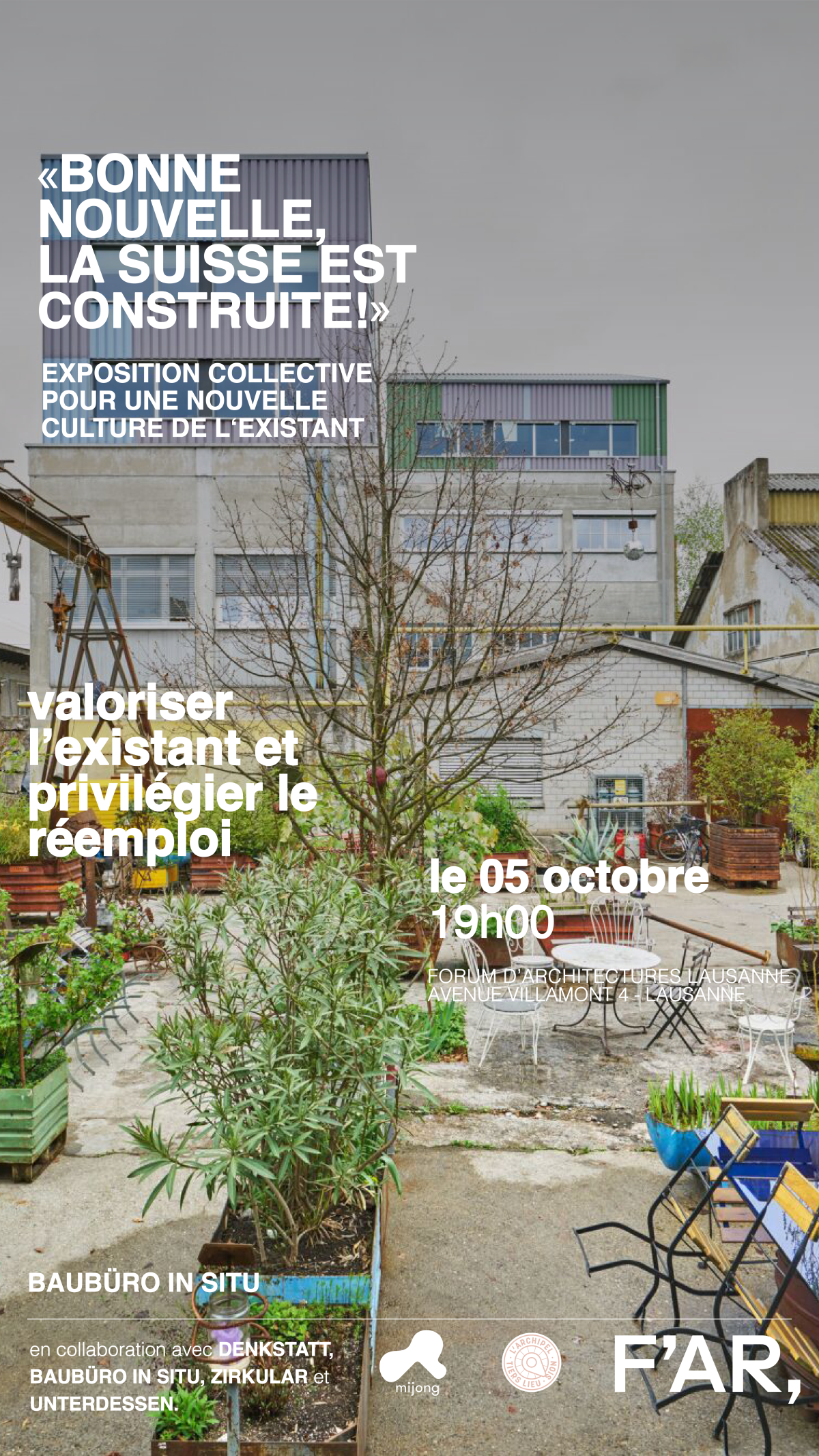 VALORISER L'EXISTANT ET PRIVIL&Eacute;GIER LE R&Eacute;EMPLOI