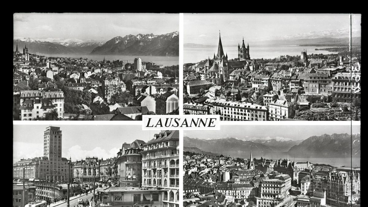 Lausanne au XXe si&egrave;cle : d&eacute;couverte des plaques de verre des ACM