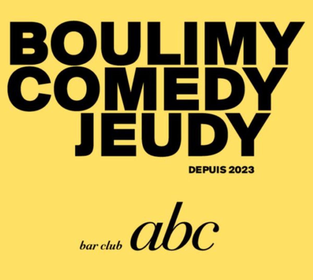 Boulimy Comedy Jeudy
