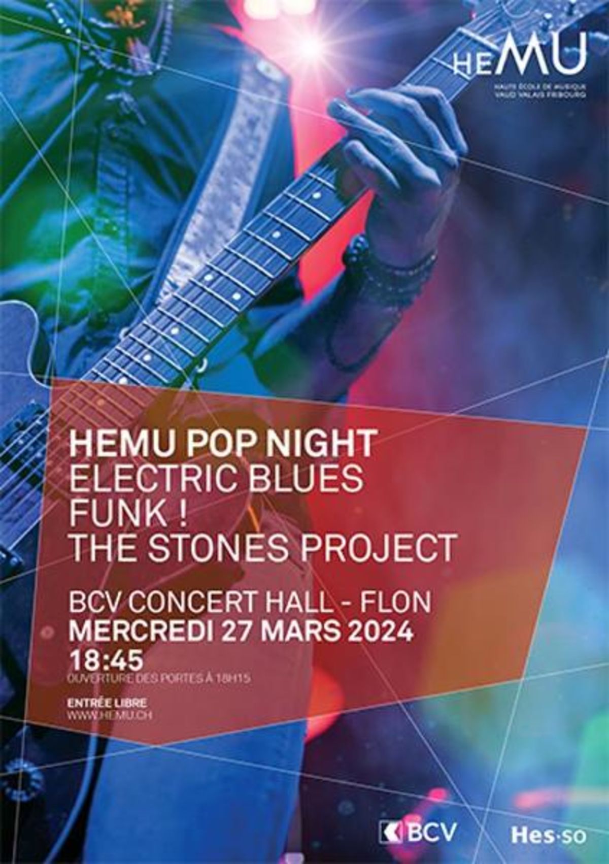 HEMU pop night - Electric Blues, Funk!, The Stones Project