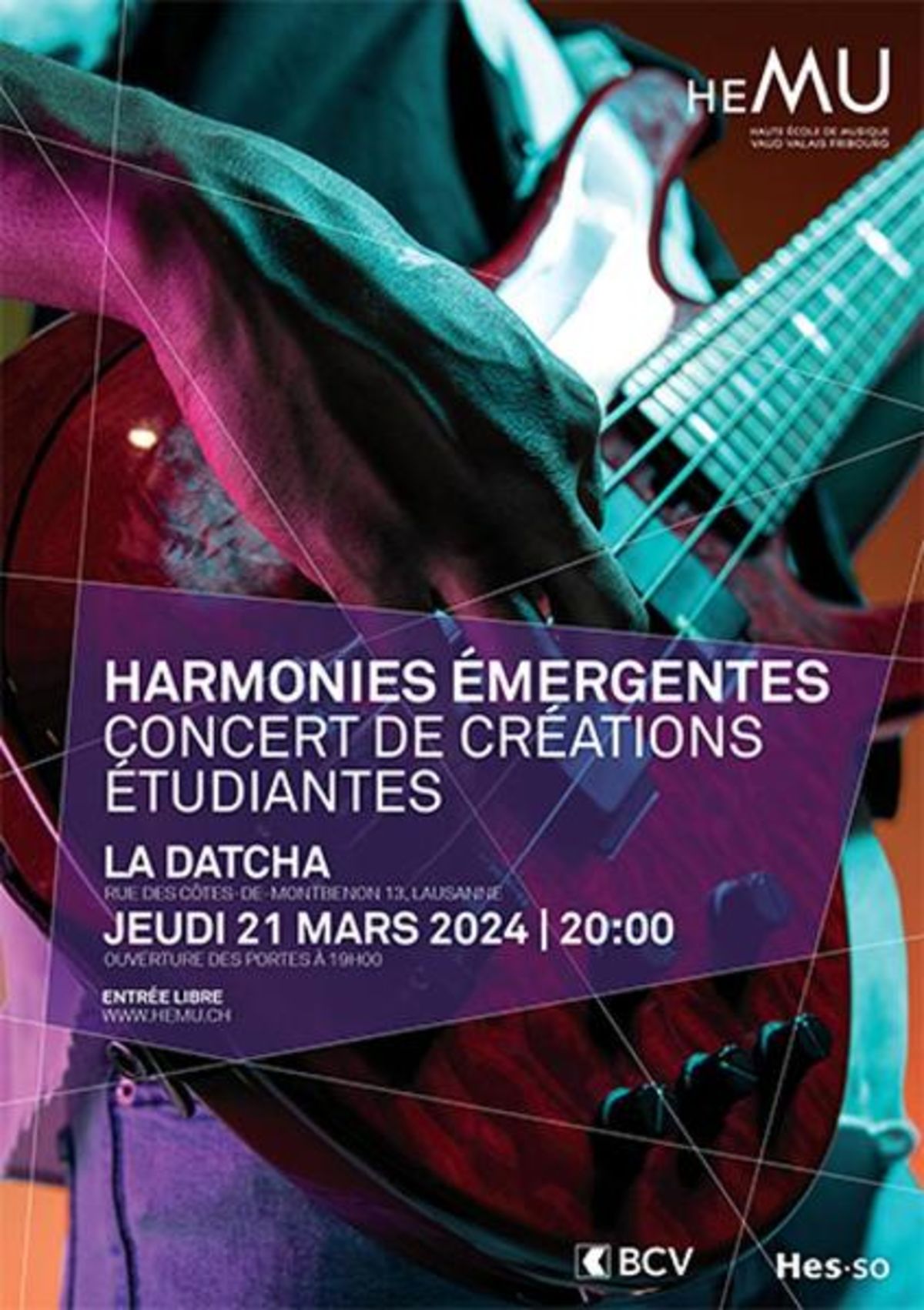 Harmonies Émergentes Concert de créations étudiantes