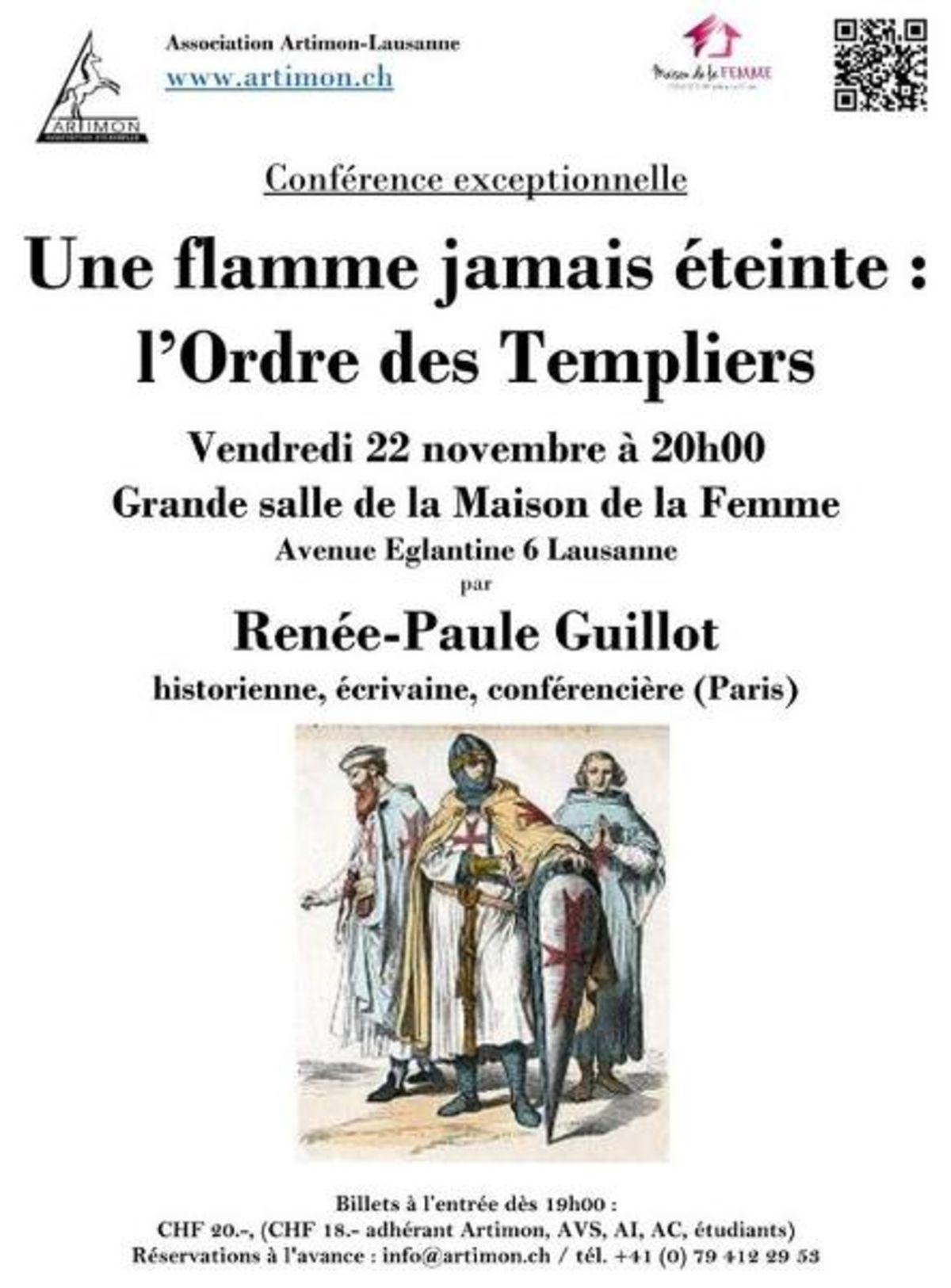 Une flamme jamais éteinte: l'Ordre des Templiers