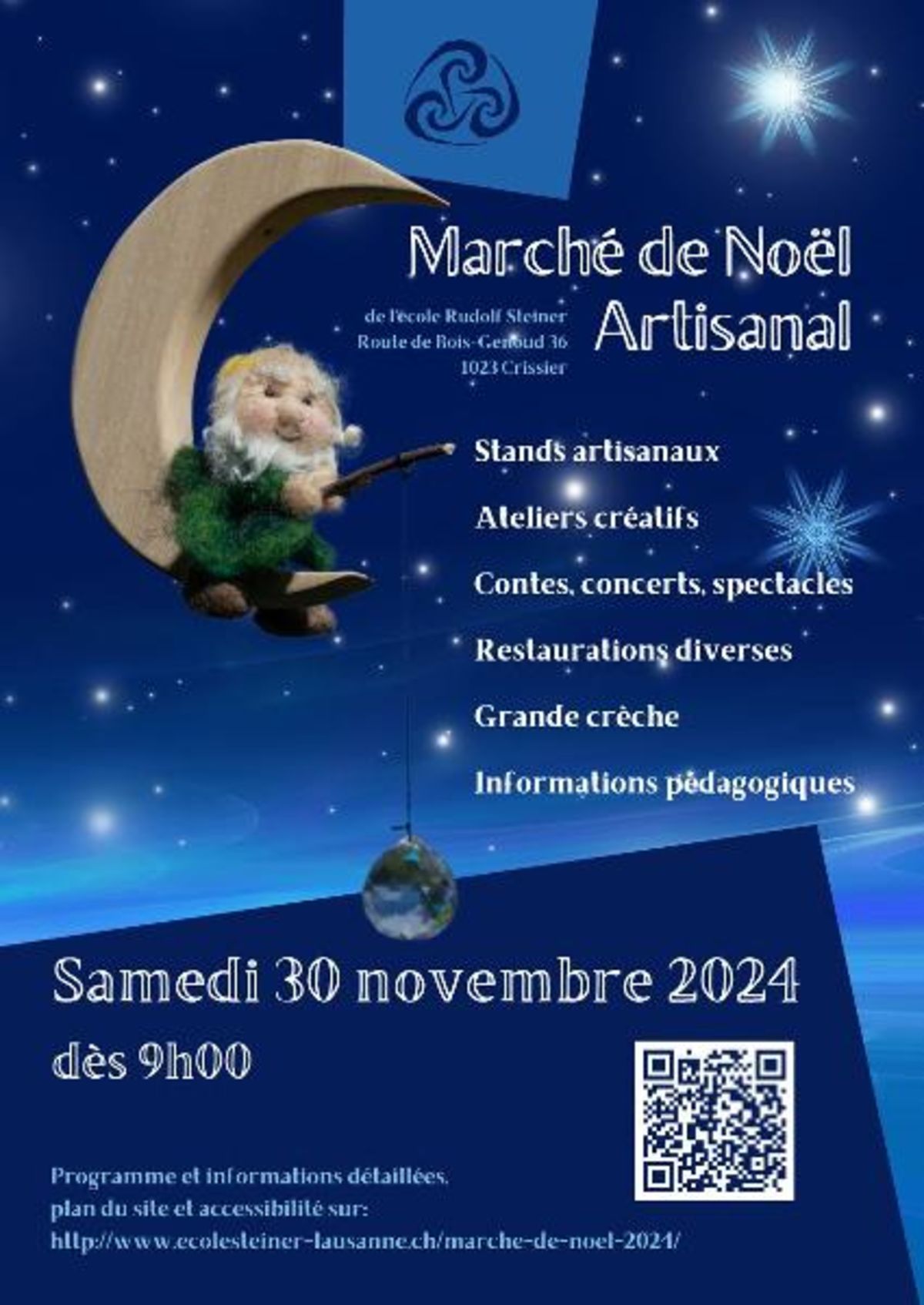 Marché de Noël Artisanal de l'Ecole Steiner