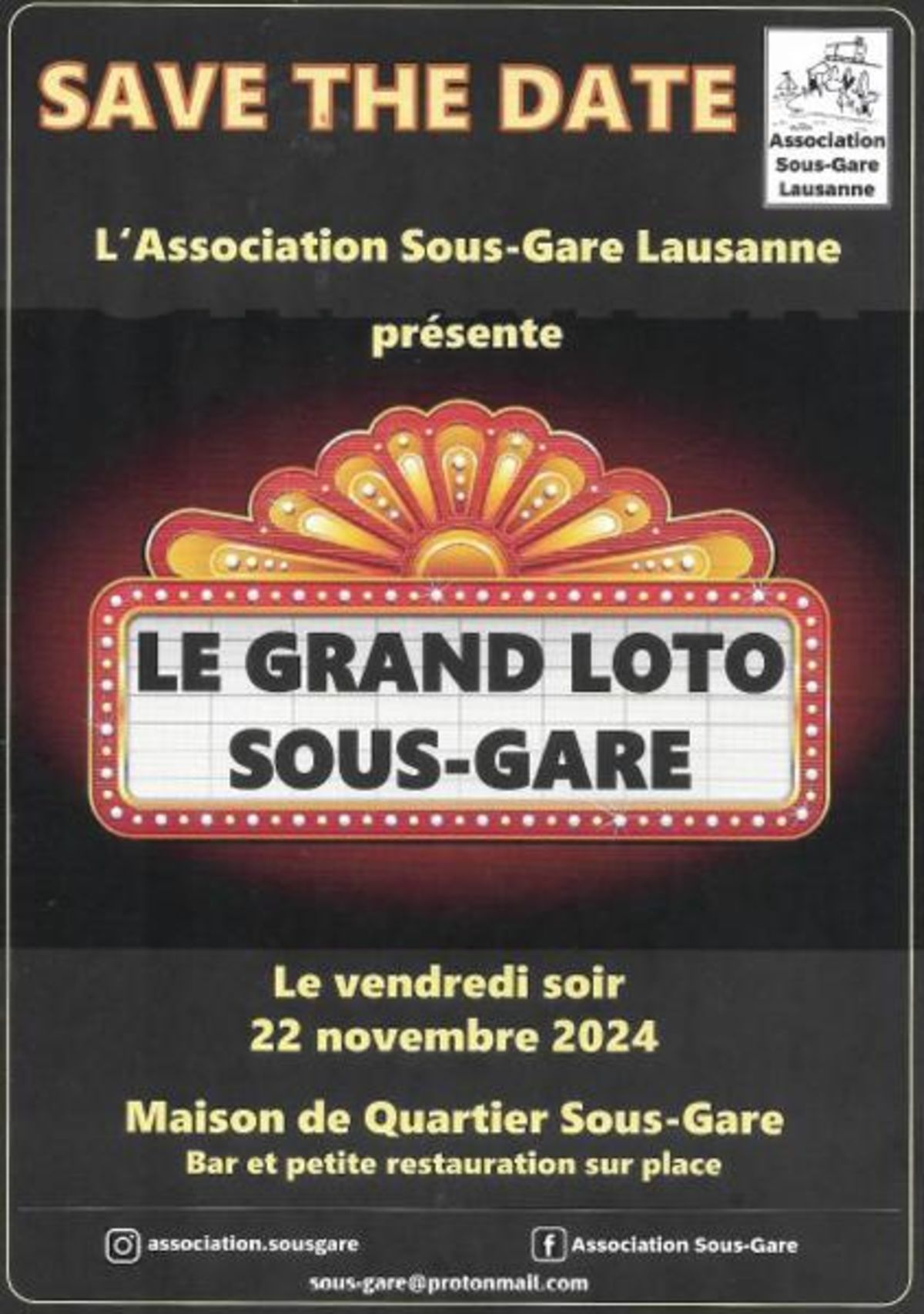 Le grand loto sous-gare