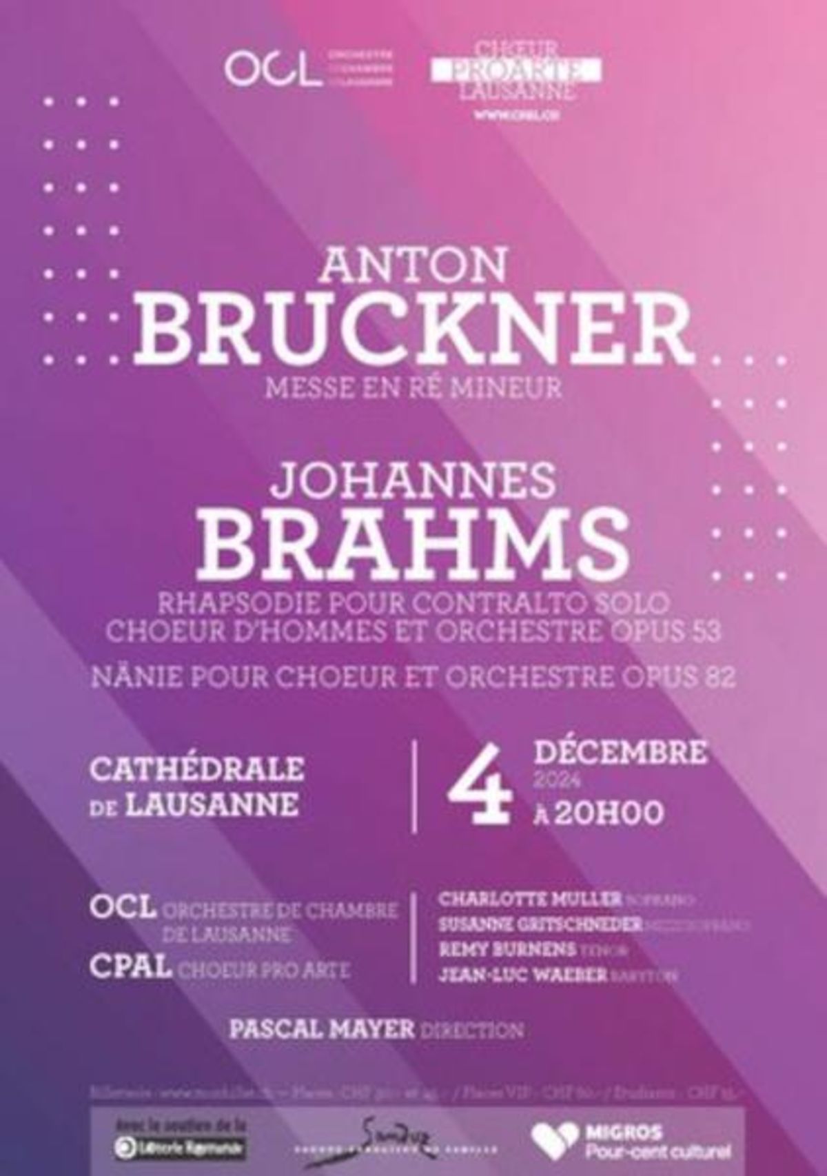 Bruckner &amp; Brahms