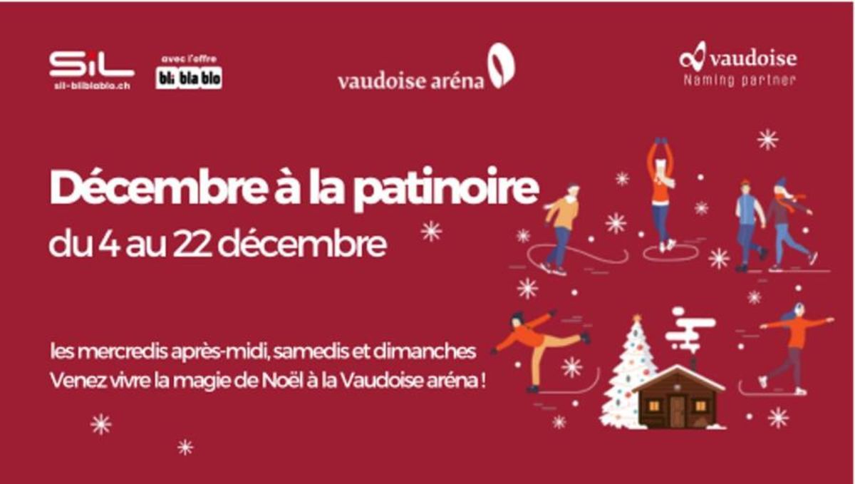 La magie de Noël s'installe à la Vaudoise aréna