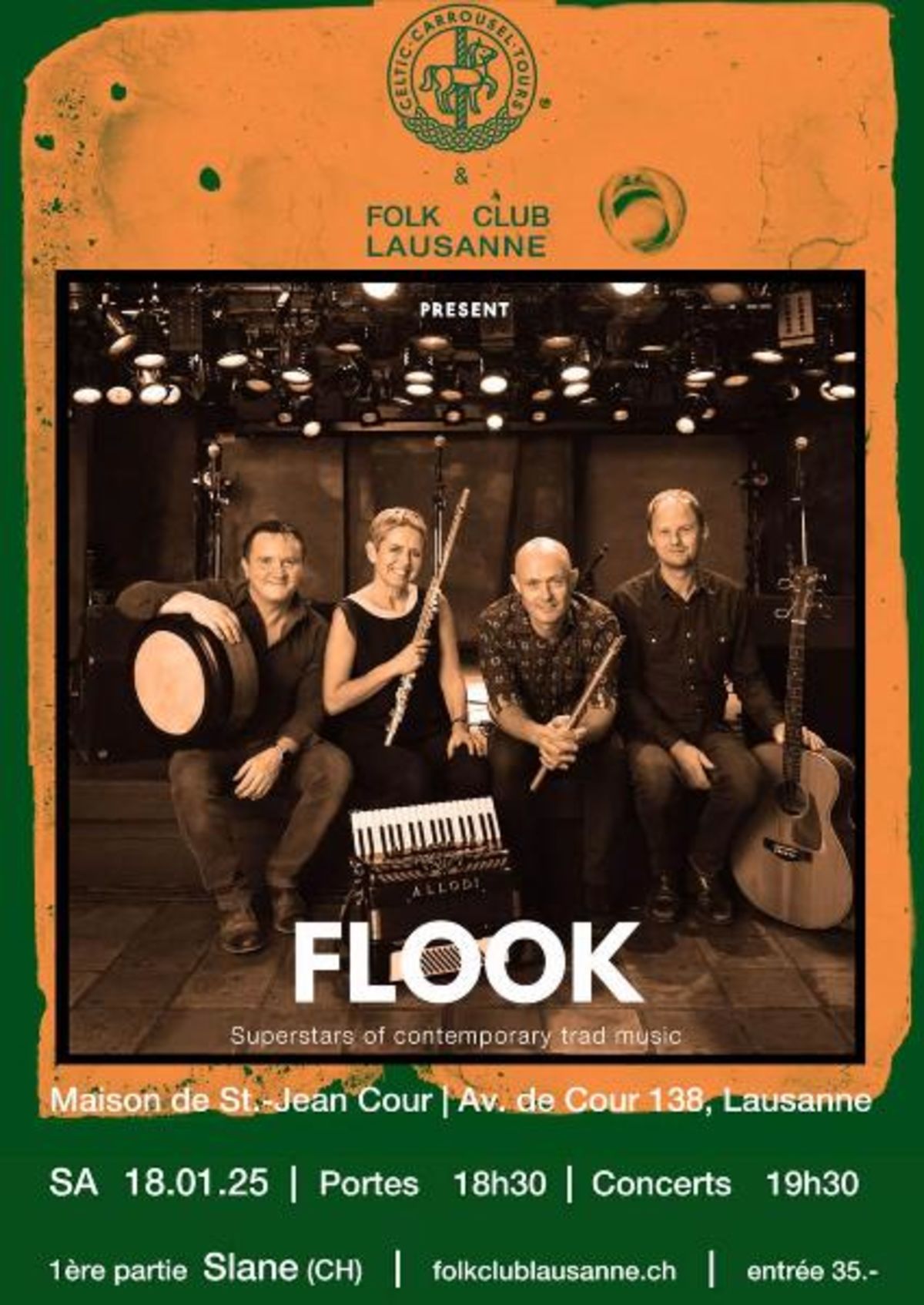 Flook - Concert trad anglo-irlandais