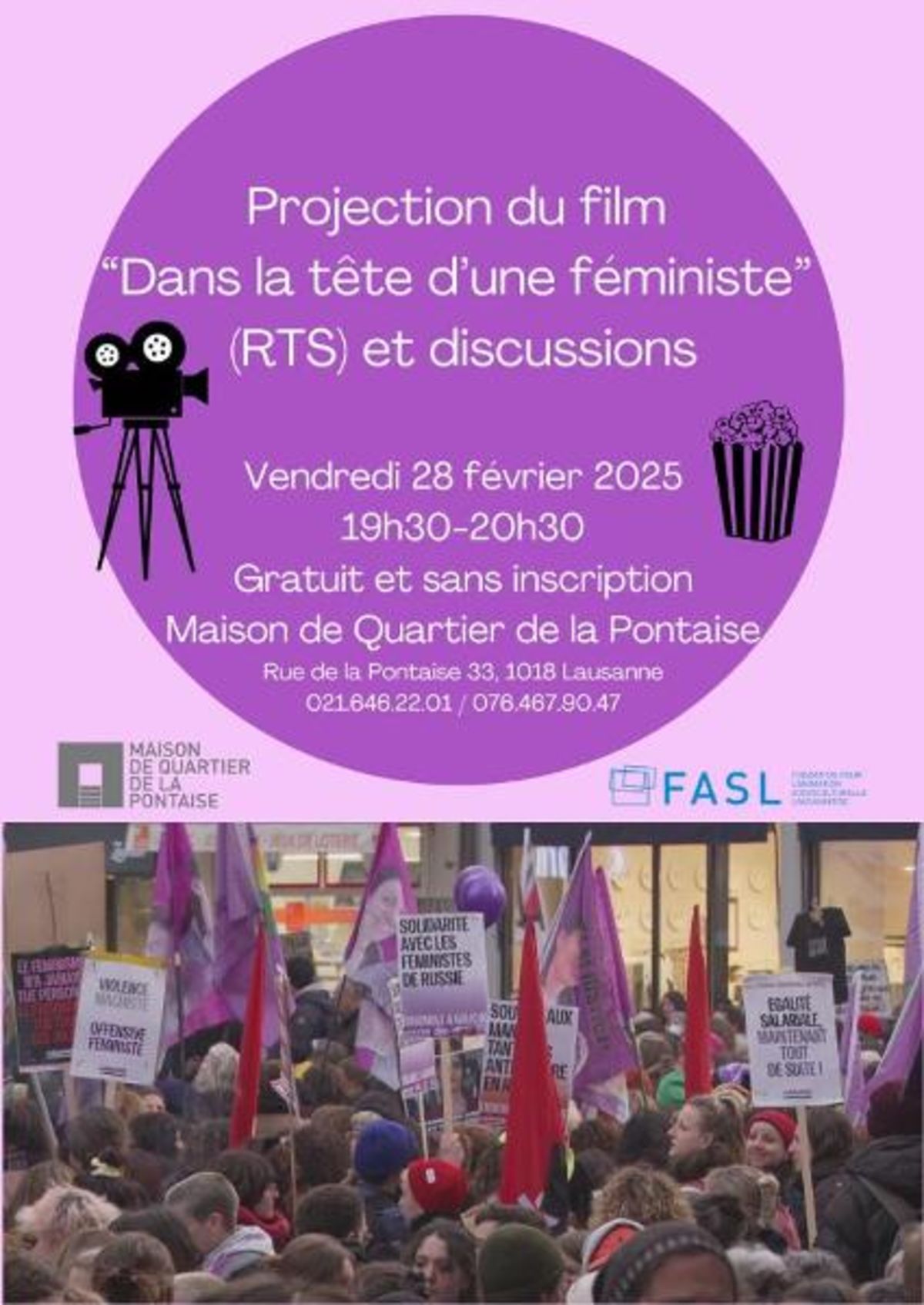 Projection du film «Dans la tête d'une féministe»