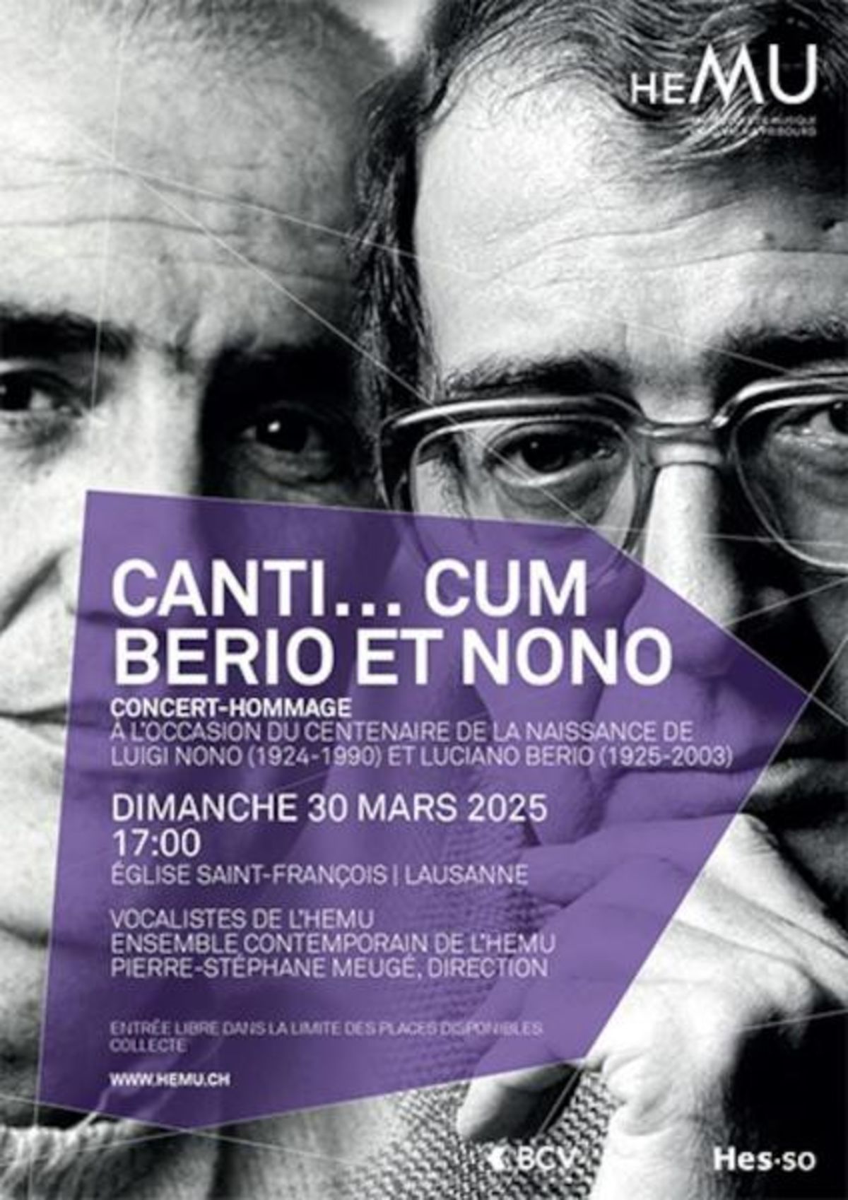 Canti… cum Berio et Nono