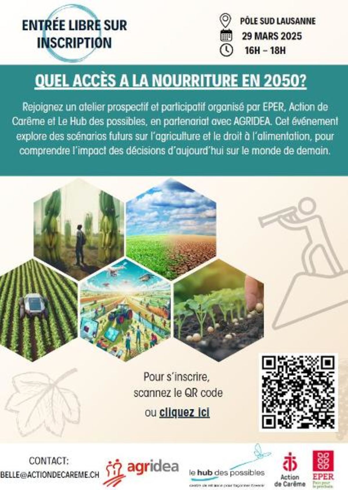 «Quel accès à la nourriture en 2050?»