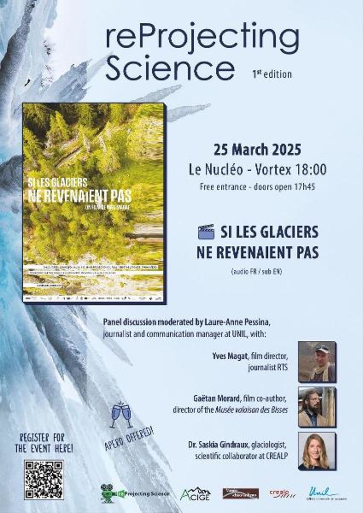 Projection du film «Si les glaciers ne revenaient pas» et table ronde