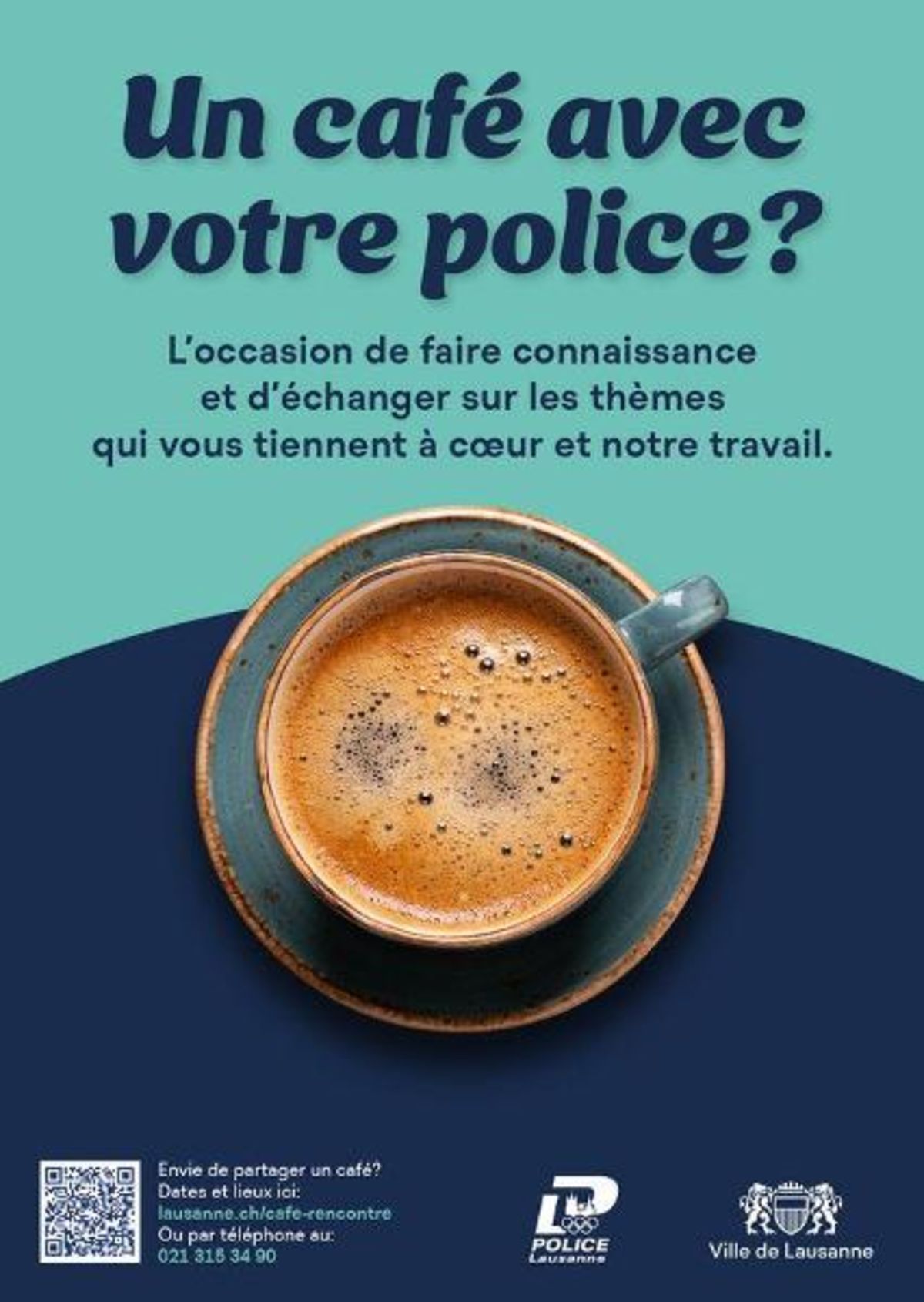 Un café avec votre police?