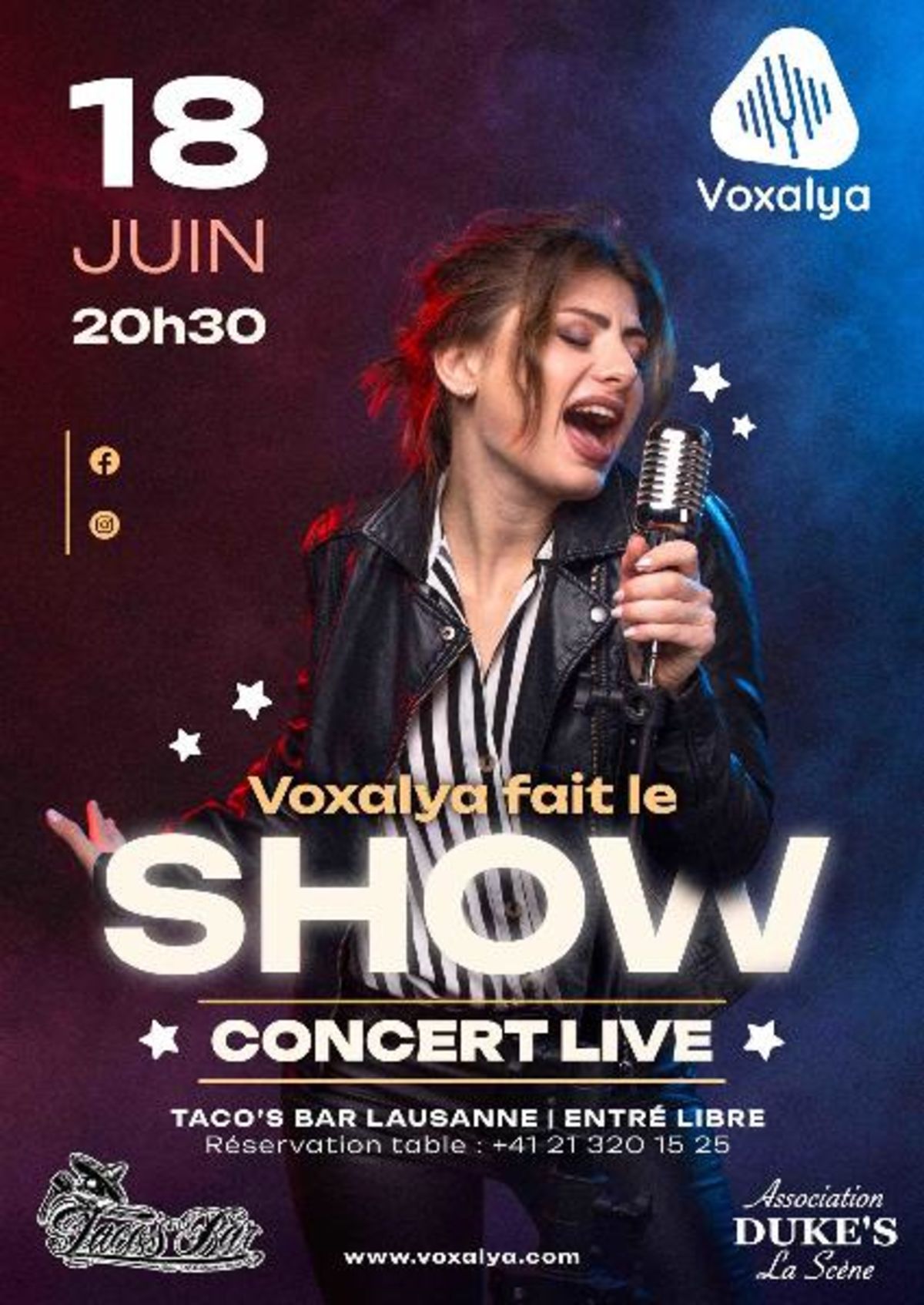 Voxalya fait le show