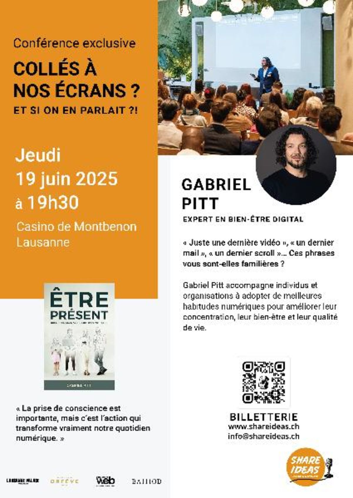 Collés à nos écrans? Et si on en parlait?!