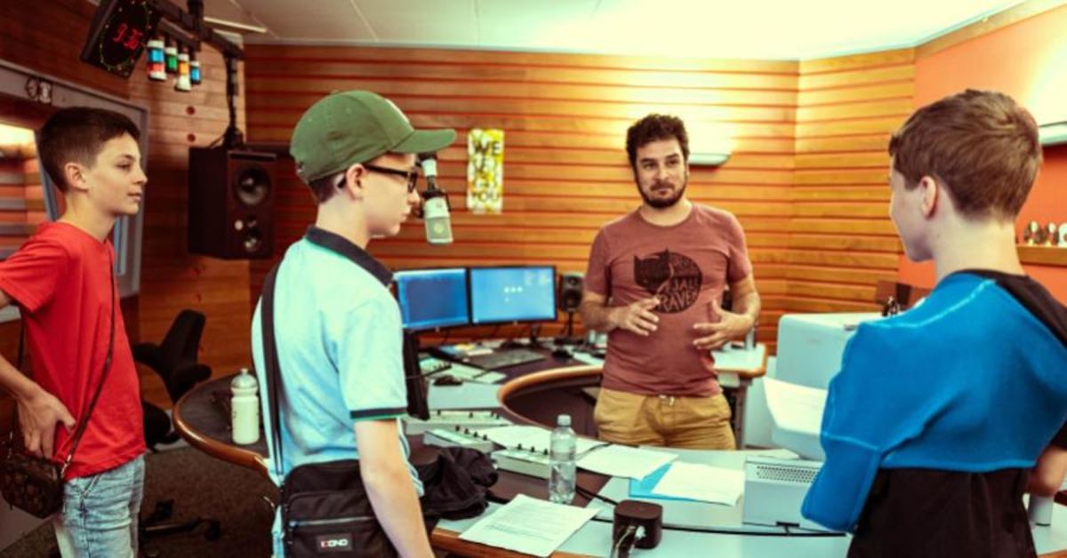 Camp d'été à la radio!