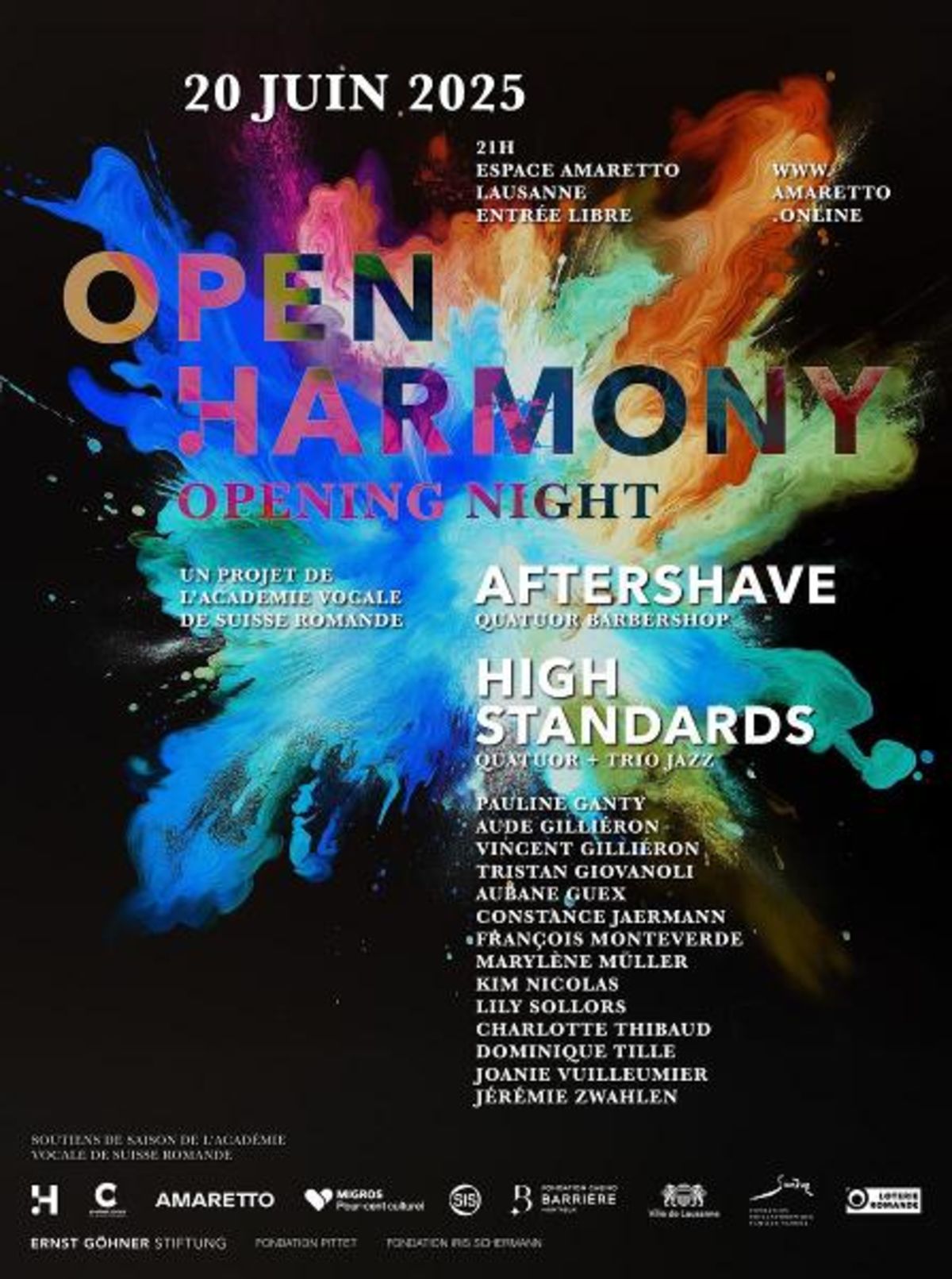 Open harmony Opening night