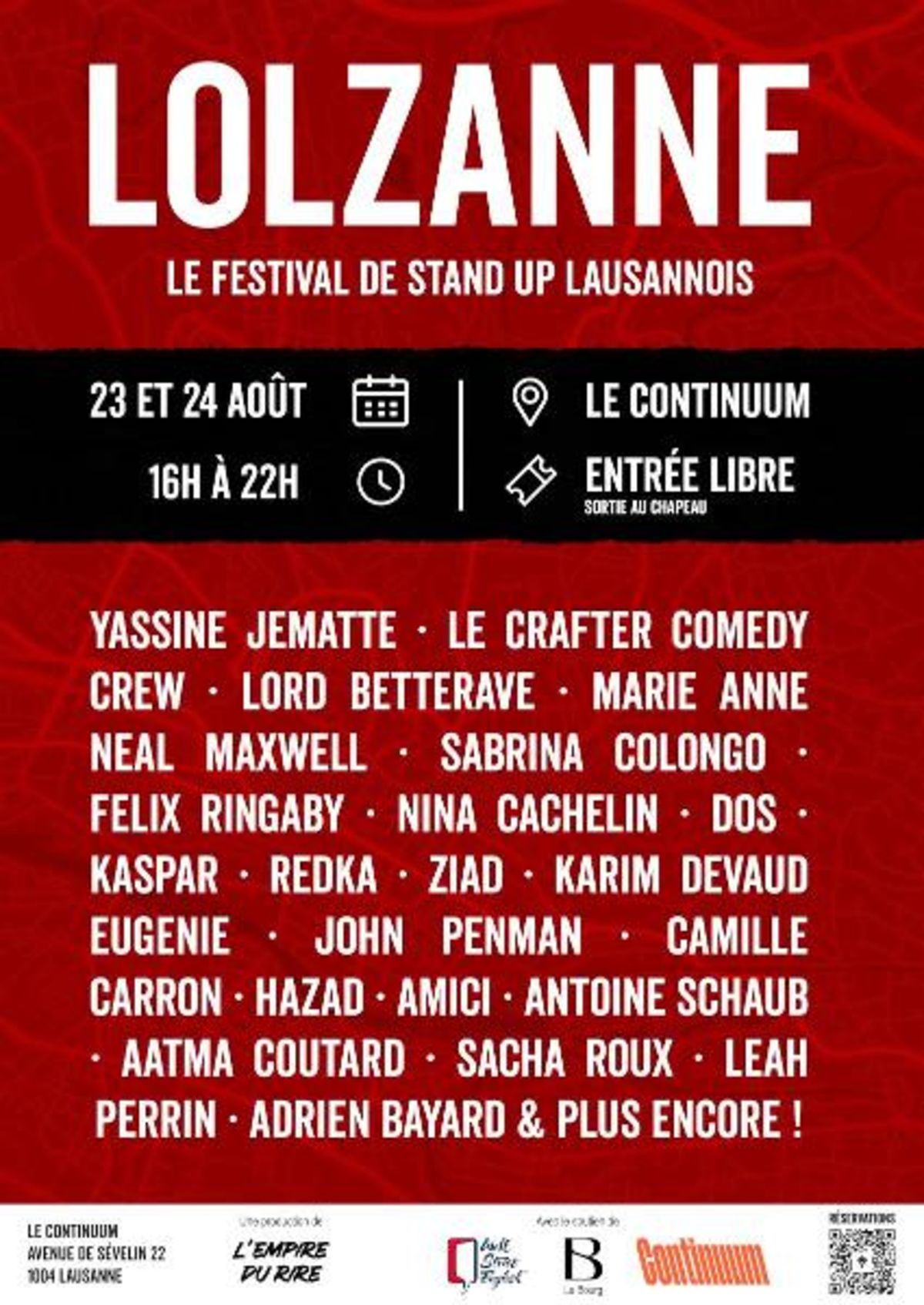 Bienvenue au LOLZANNE!