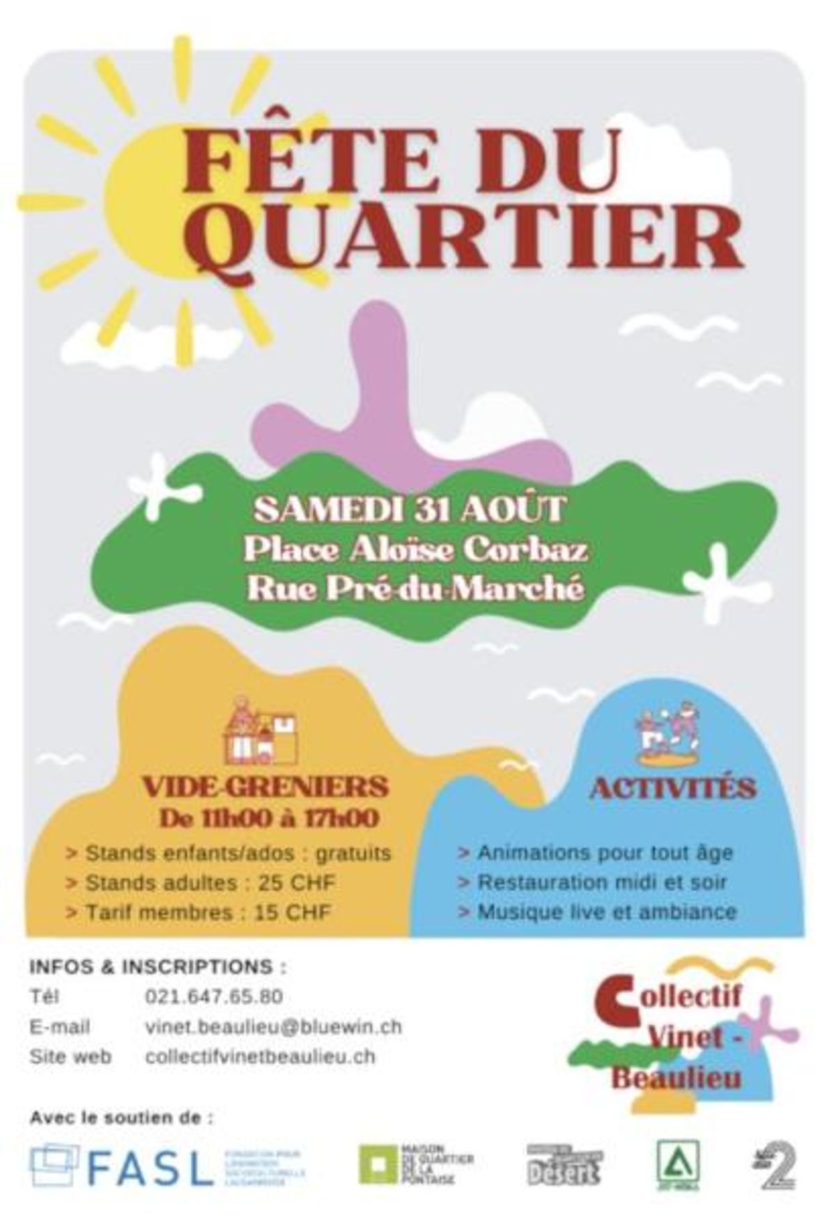 Vinet-Beaulieu: Fête de quartier et vide-grenier