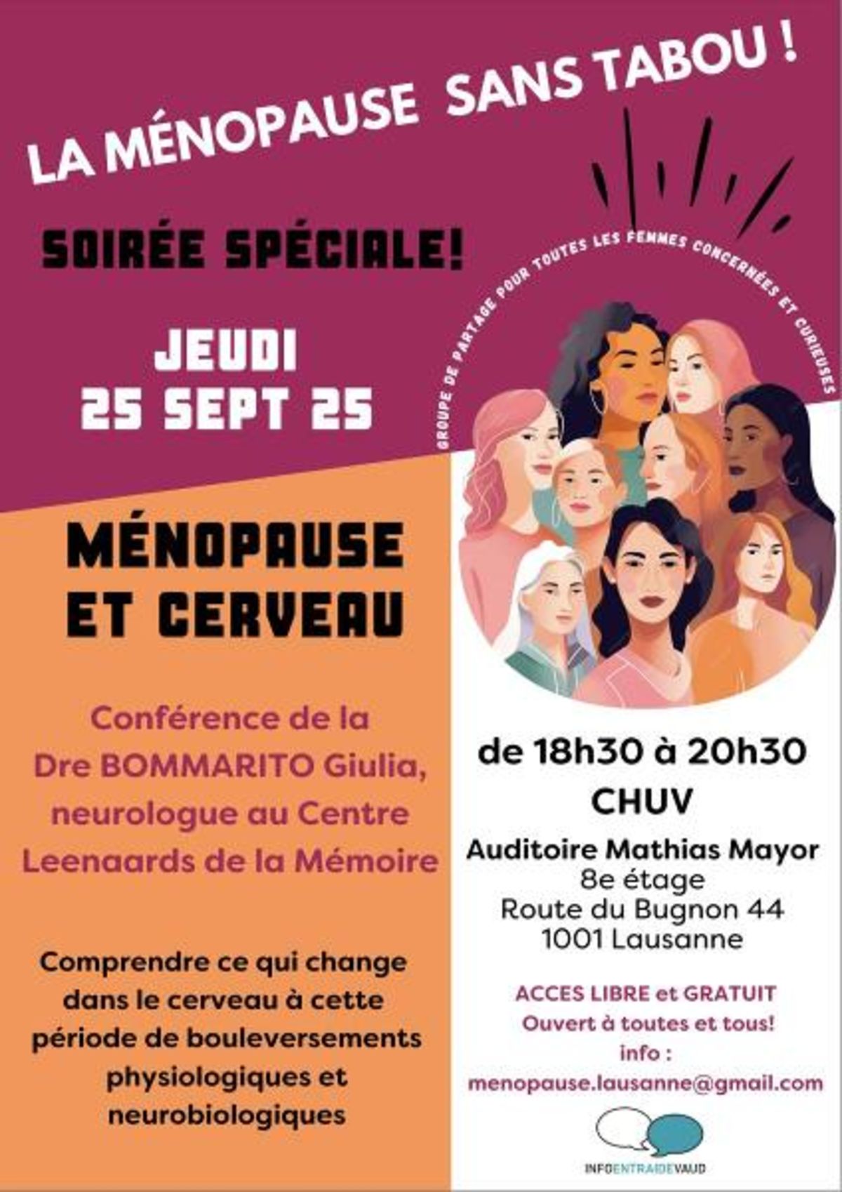 Conférence: La ménopause sans tabou!