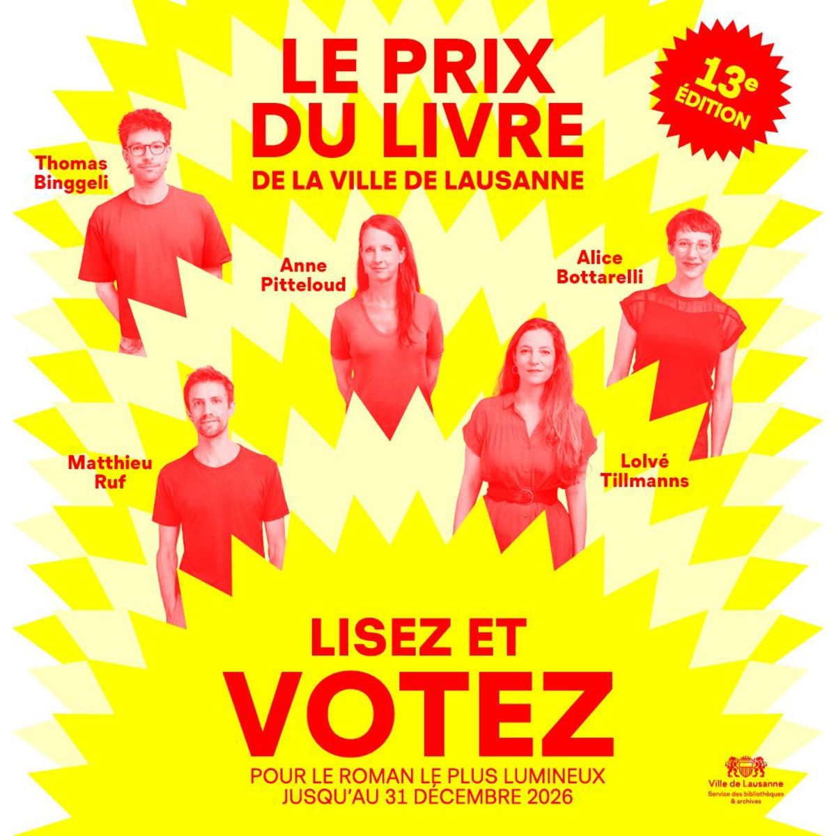 Les Rencontres du Prix du livre de la Ville de Lausanne 