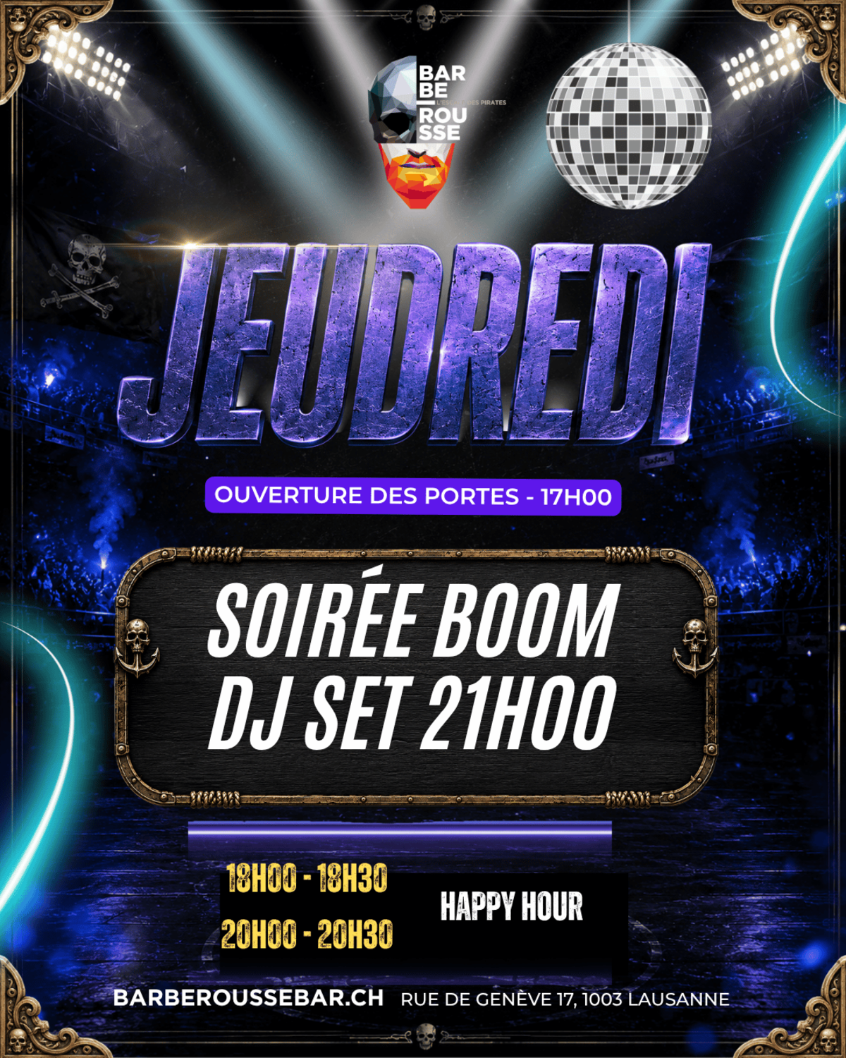 Jeudredi Soir&eacute;e BOOM