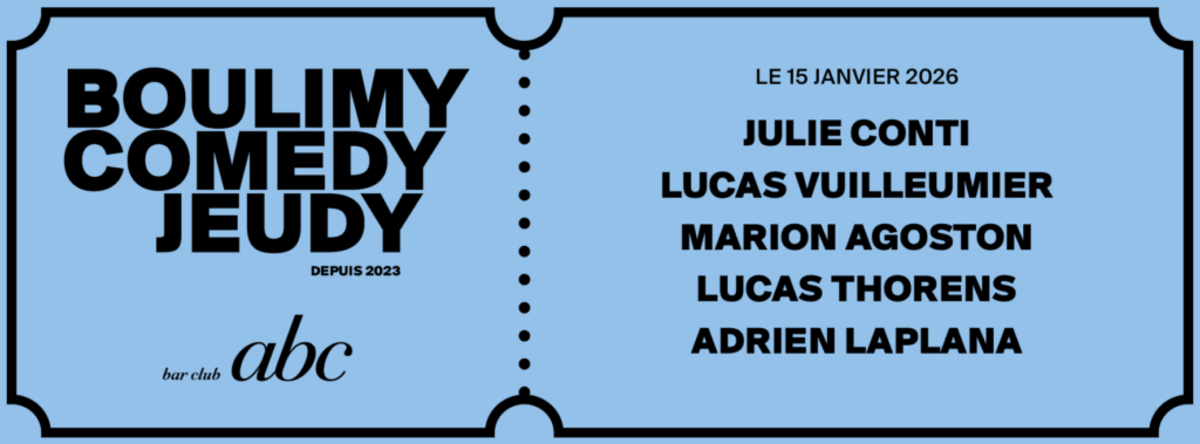 BOULIMY COMEDY JEUDY