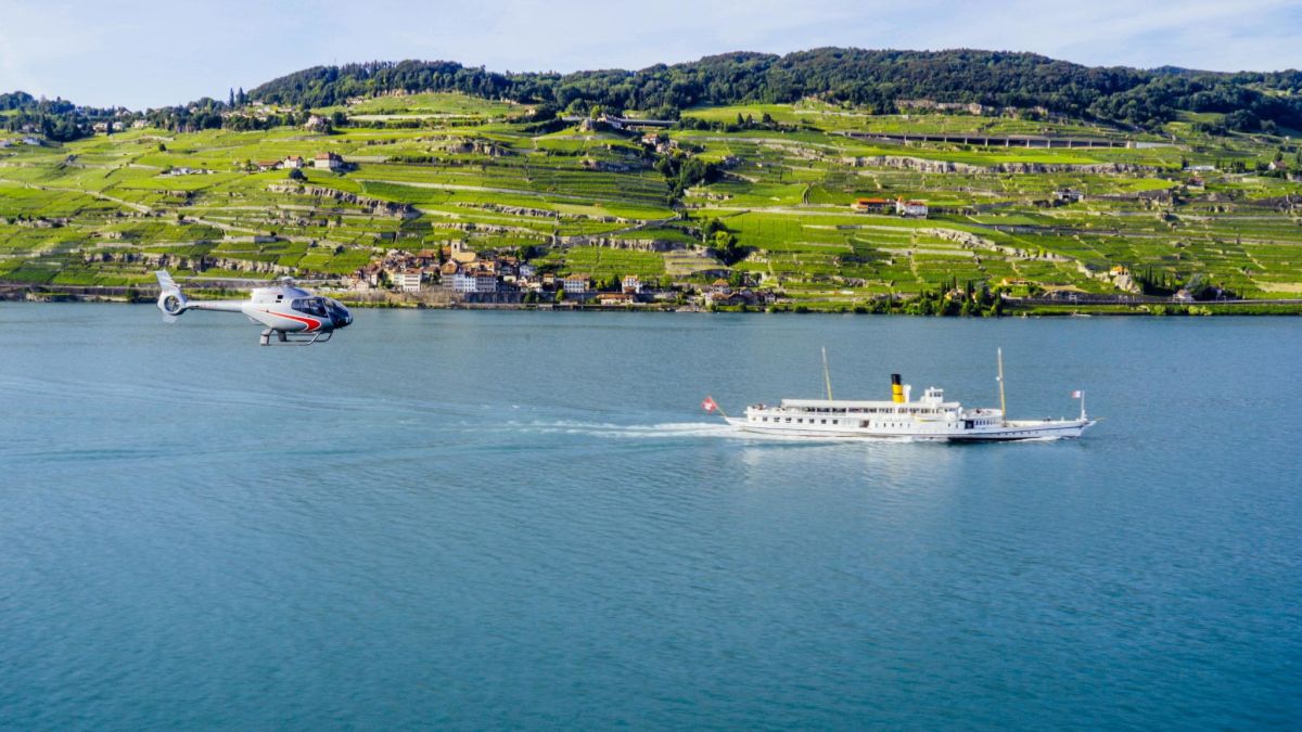 Heli-Lausanne: Entdecken Sie Lausanne auf einem Hubschrauberrundflug