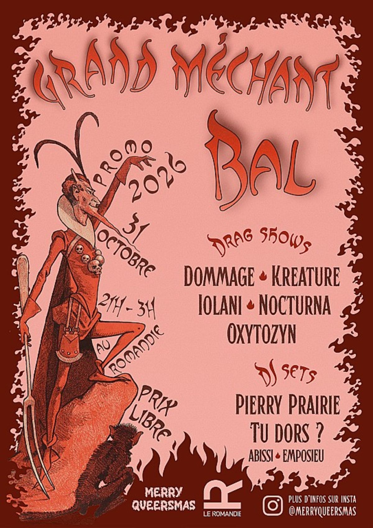 Grand M&eacute;chant Bal - Promo 2026