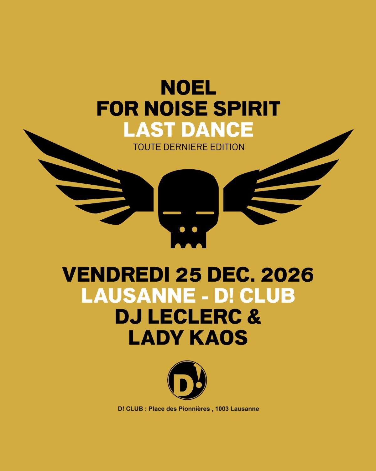 FOR NOISE SPIRIT: LE DERNIER NOEL