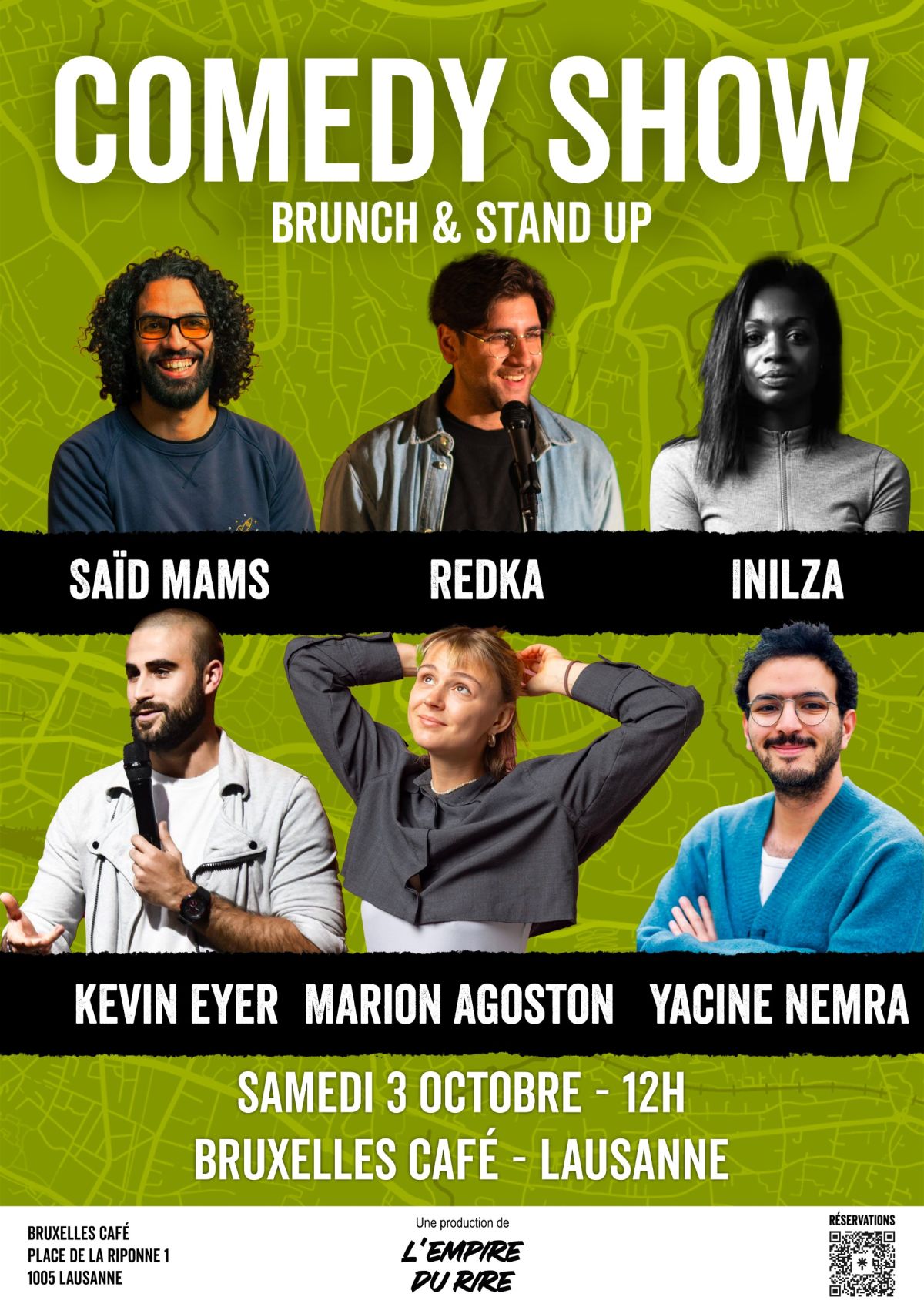 Comedy Show, Brunch & Stand up, L'Empire du RIre