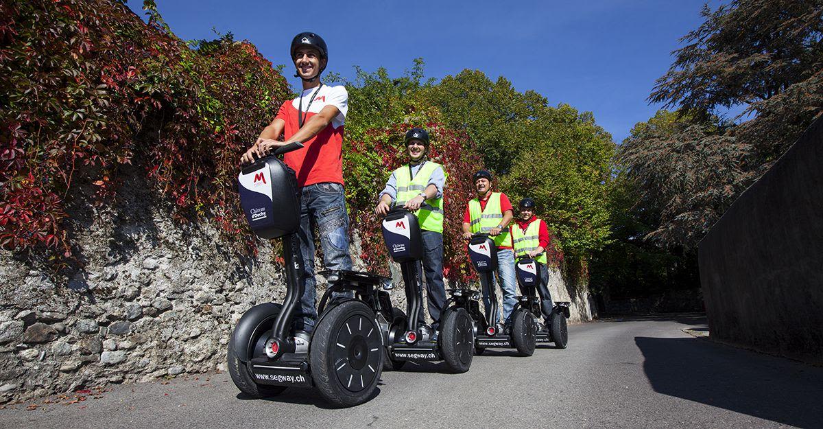 Guided tour on a Segway