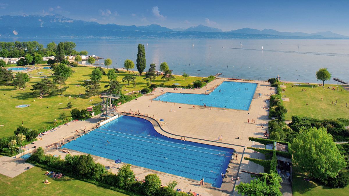 Die Schwimmbäder von Lausanne