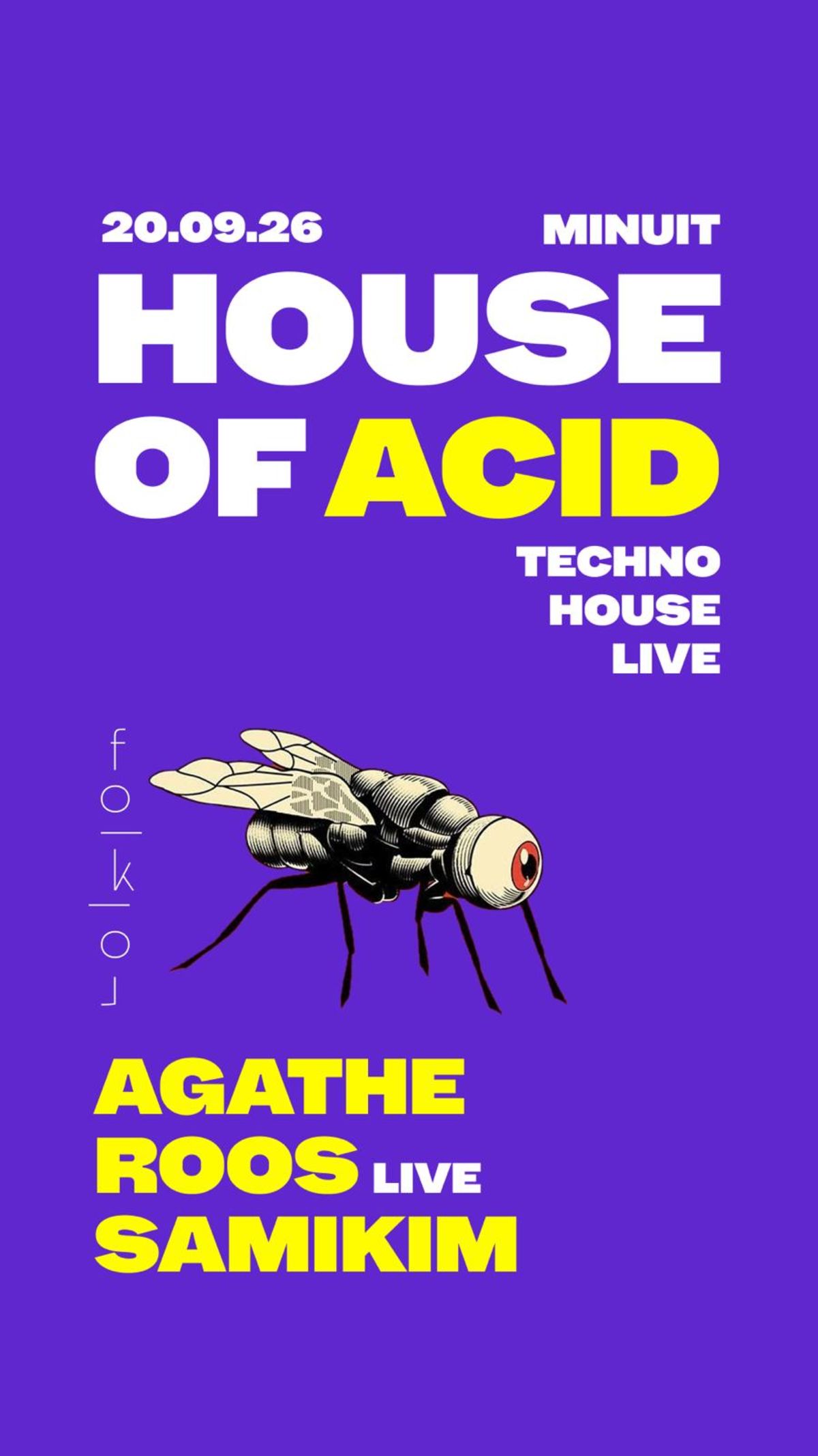 House of Acid (PPL x VOIID) /// Agathe - ROOS live - Samikim