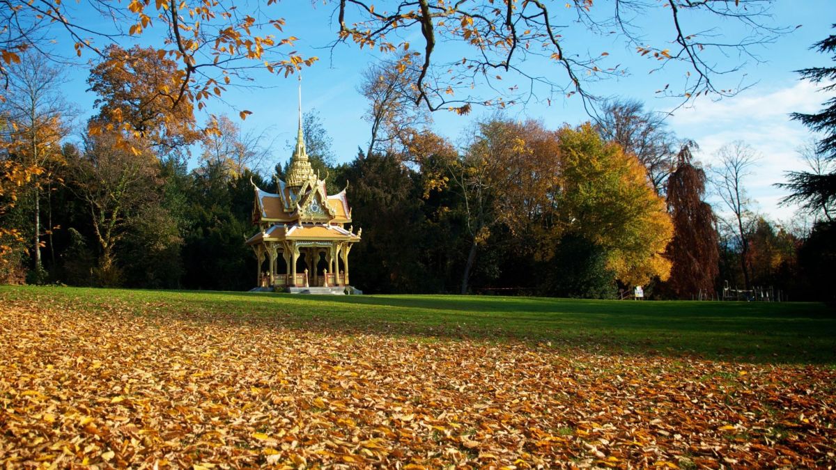 Ein königlicher Pavillon in Lausanne