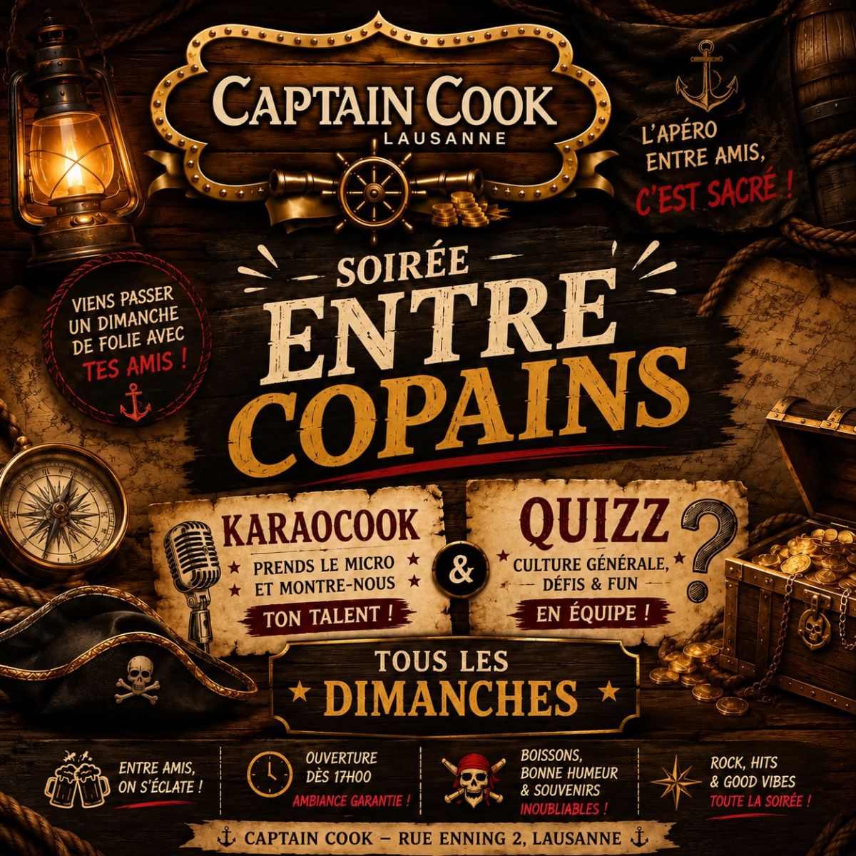 Soir&eacute;e entre copains : KaraOcook + Quizz