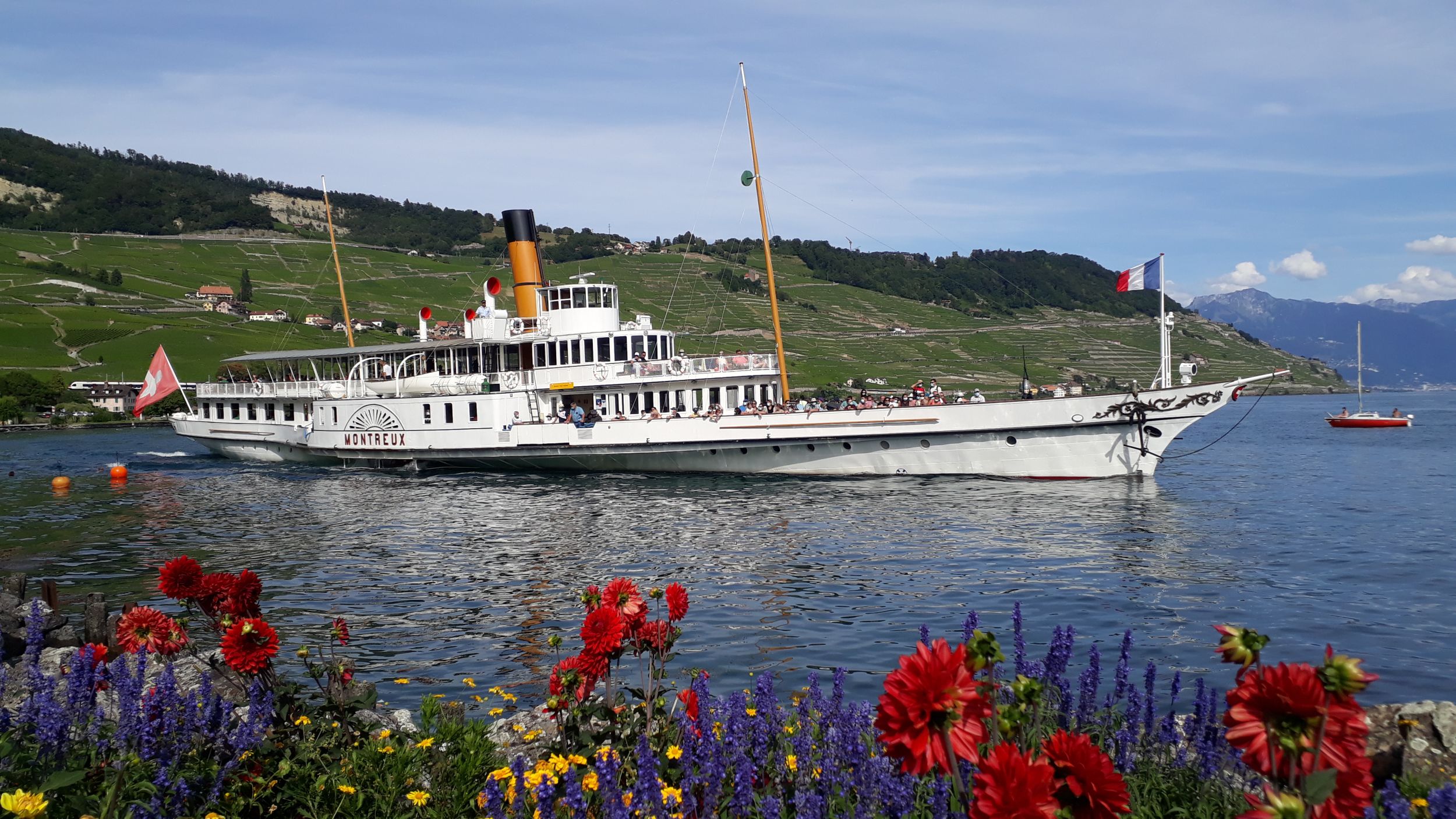 CGN cruise - Wine tasting on deck