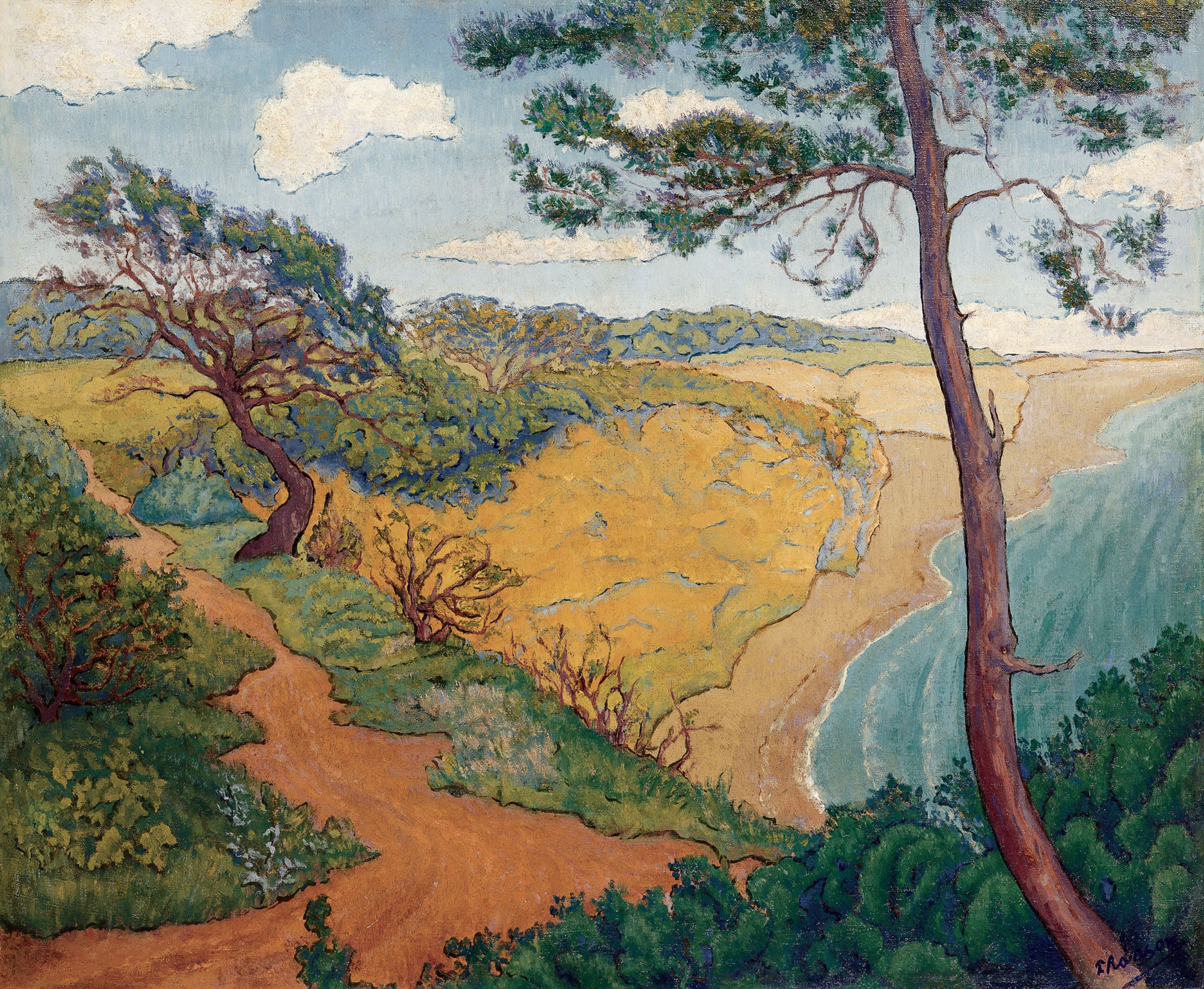 © Association des amis du Petit Palais, Genève. Photo : Studio Monique Bernaz, Genève / Paul Ranson « Paysage maritime », 1895