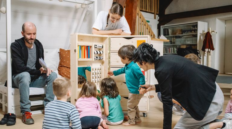 Les p’tits bouts au musée