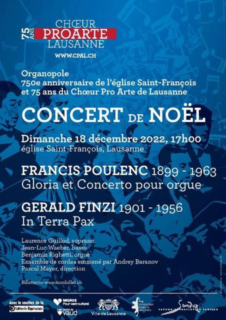 Chœur Pro Arte de Lausanne – Concert de Noël – Lausanne Tourisme – Site officiel du tourisme à 