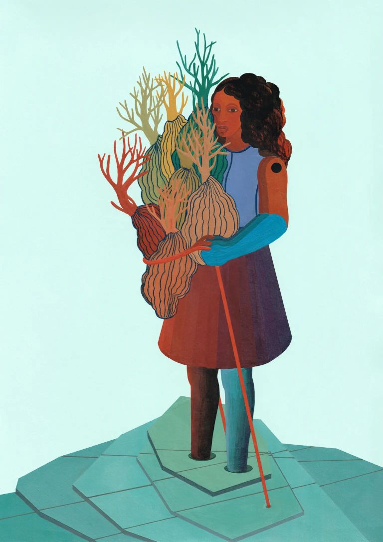 Otobong Nkanga. I dreamt of you in colours